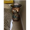 Image 3 : Qty 2 Pedestal Display Stands w/ Cherub Bases & Marble Tops 16" x 32"