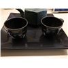 Image 2 : Teapot w/ Lid & Handle, Tray & 2 Tea Cups