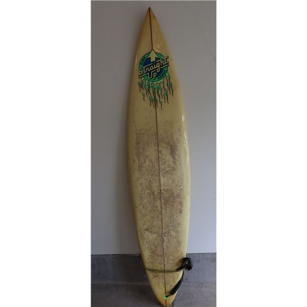 Straight Up Hawaii Surfboard by Carl Schaper 91228-H.T.