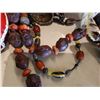 Image 15 : Misc Décor:  Woven Wall Hanging, Beaded Canteen, etc Misc Sizes