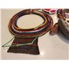 Image 4 : Misc Décor:  Woven Wall Hanging, Beaded Canteen, etc Misc Sizes