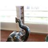 Image 16 : Qty 2 Contemporary Chinese Cloisonné Enamel Seated Elephant Lidded Boxes/Bookends 12"H