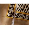 Image 2 : Contemporary Italian Designer Bath Mat w/ Zebra Motif, by Versace 50" x 30"