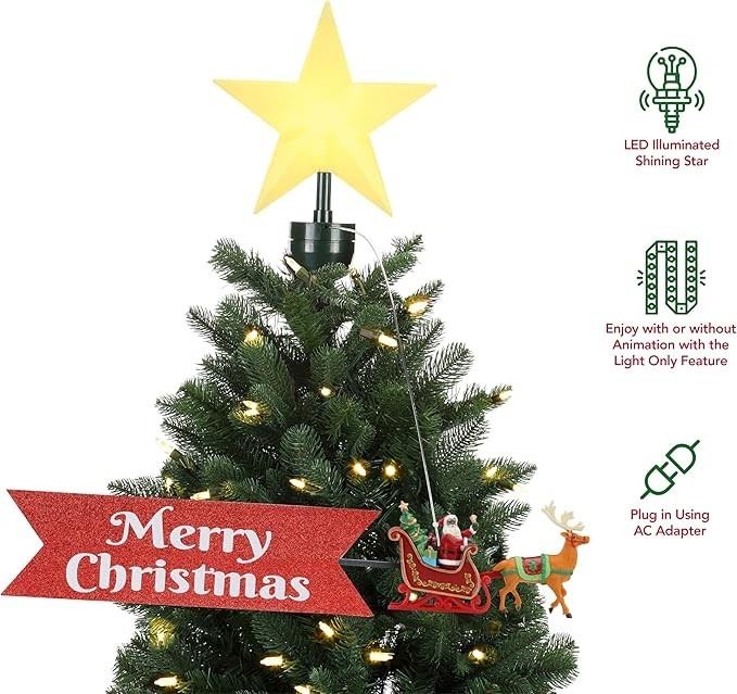 Mr. Christmas Animated Tree Topper