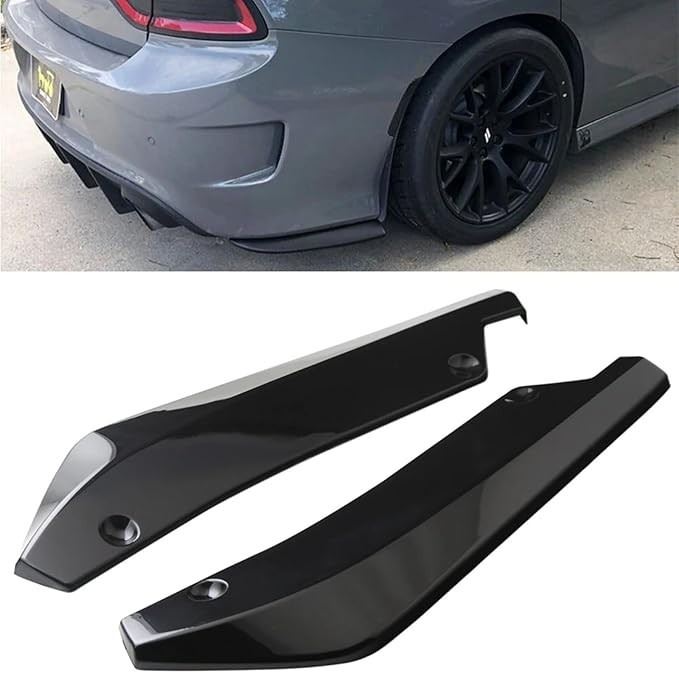 Car Rear Bumper Splitter Diffuser Carbon Fiber