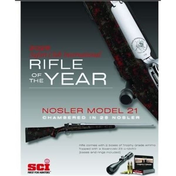 SCI Rifle of the Year .28 Nosler with Scope