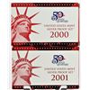 Image 1 : U.S. 2000 & 2001 Silver Proof Sets