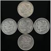 Image 1 : Lot of (5) Morgan Dollars Mixed Dates