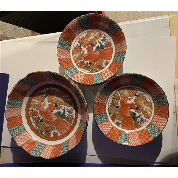 Chinese pheasant bowls