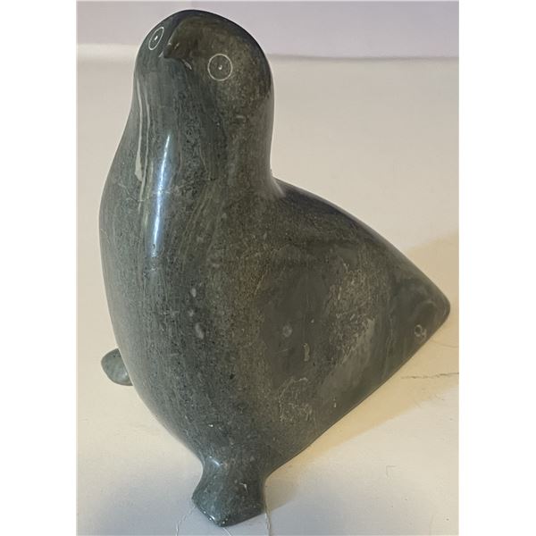 Inuit Soapstone Bird Carving