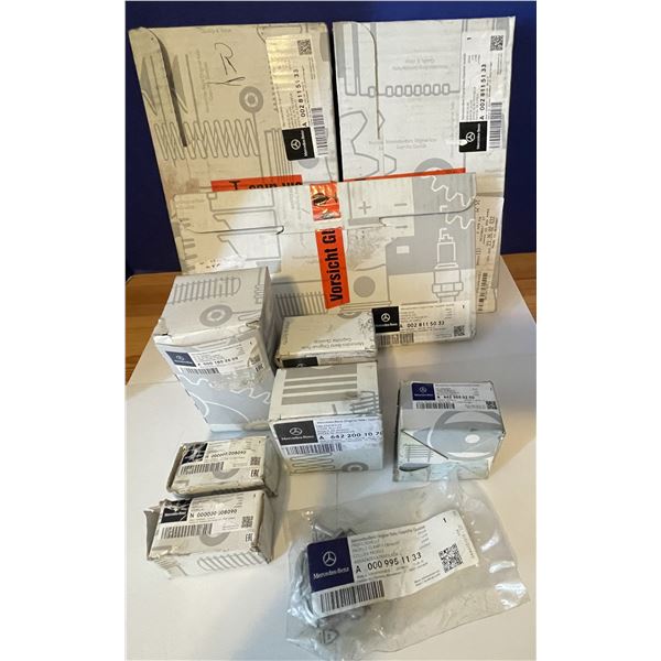 Assorted Mercedes-Benz parts
