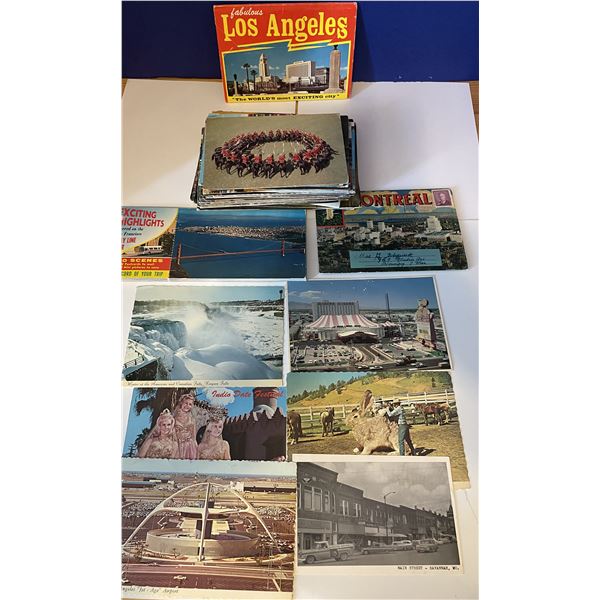 100 vintage tourism, and scenery postcards