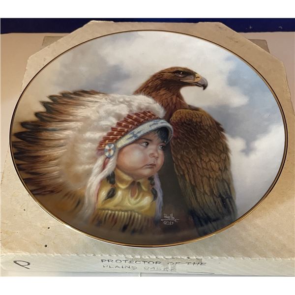 Little Chief and Eagle inspired collector plate