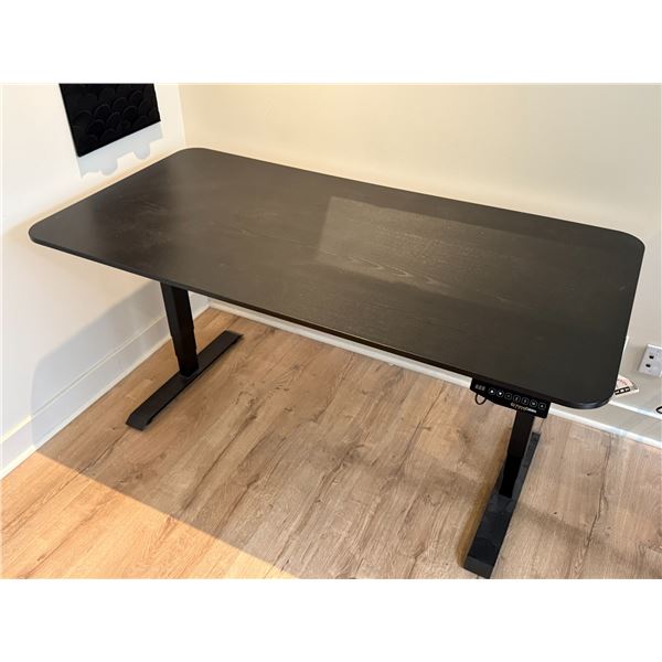 TABLE DE TRAVAIL HAUTEUR AJUSTABLE  ÉLEC. 63"x32"x29-48" PRIME CABLES ERGO