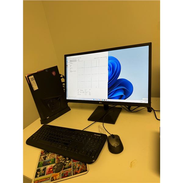 MINI ORDINATEUR MSI i7-10700 GTX1660 SUPER & ÉCRAN 24"