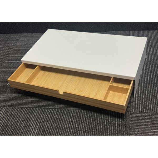 SUPPORT MONITEUR AVEC TIROIR 19"x10"x4"