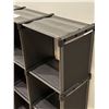 Image 2 : RANGEMENT EN PLASTIQUE -9 CUBES 43"x12"x43"