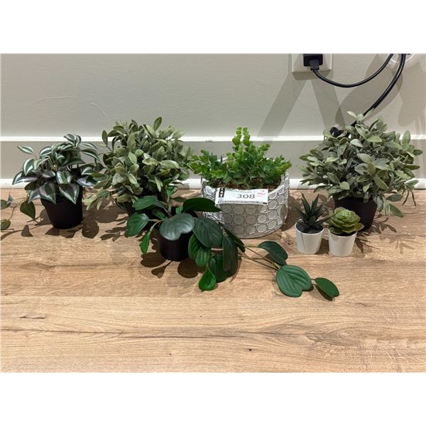 LOT DE MINI PLANTES ARTIFICIELLE