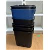 Image 1 : LOT DE 6 POUBELLES