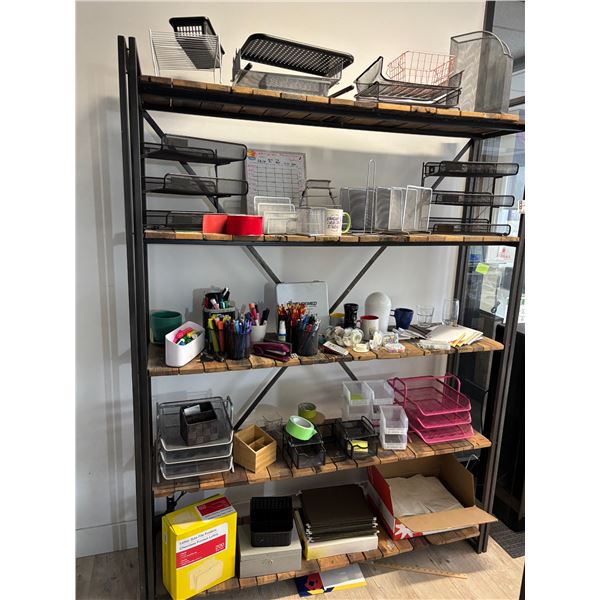 LOT D'ARTICLES DE BUREAUX ASST (SANS ÉTAGÈRE)