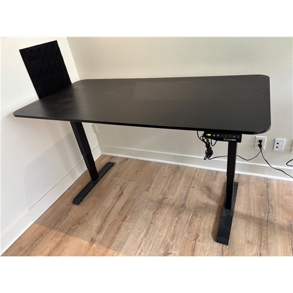 TABLE DE TRAVAIL HAUTEUR AJUSTABLE ÉLEC. 63"x32"x29-48" PRIME CABLES ERGO