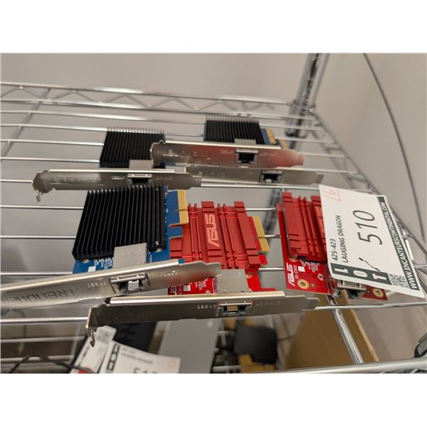 LOT: 6 CARTES RESEAU 10GBIT