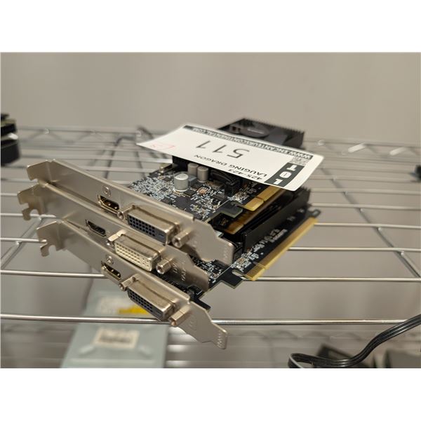 LOT: 3 CARTES GRAPHIQUES GT1030