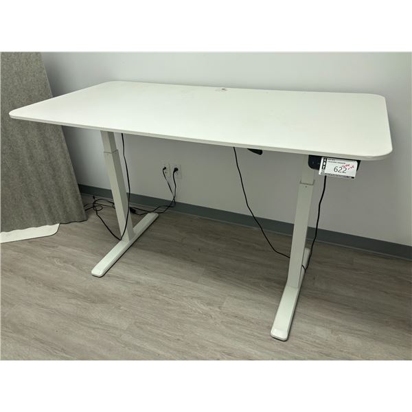 TABLE DE TRAVAIL HAUTEUR AJUSTABLE ÉLEC. 63"x32"x29-48" PRIME CABLES ERGO
