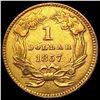 Image 2 : 1857 Rare Gold Dollar CHOICE AU