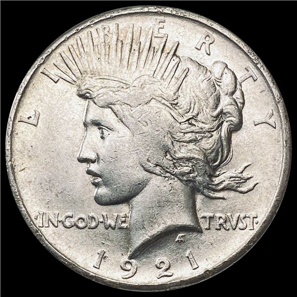 1921 Silver Peace Dollar NEARLY UNCIRCULATED