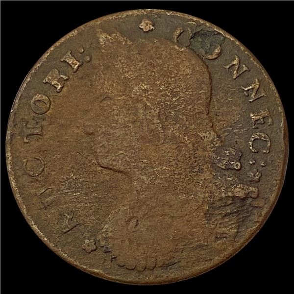 1787 1/2P Draped Bust Left NICELY CIRCULATED