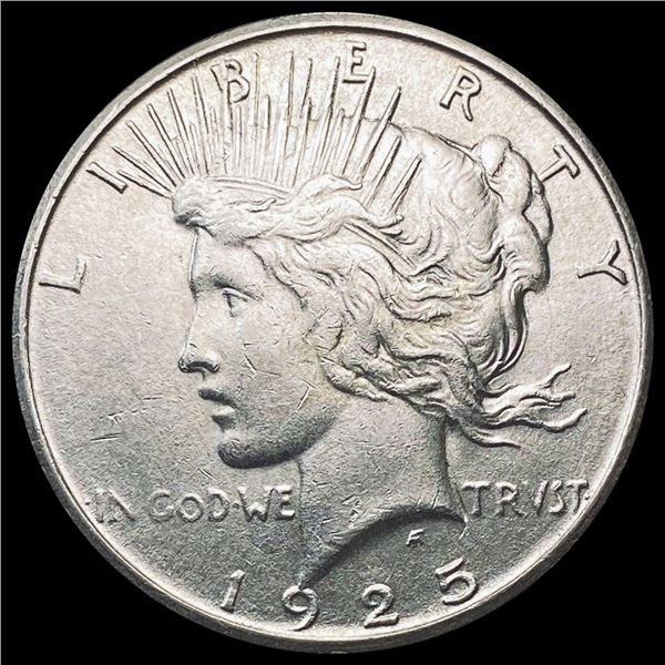 1925-S Silver Peace Dollar CLOSELY UNCIRCULATED