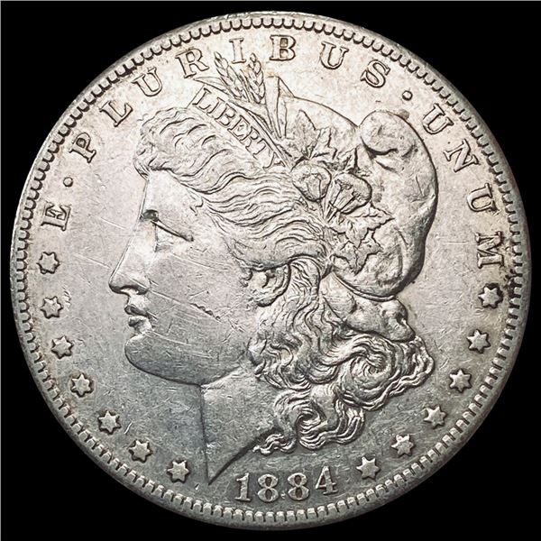 1884-S Morgan Silver Dollar CLOSELY UNCIRCULATED