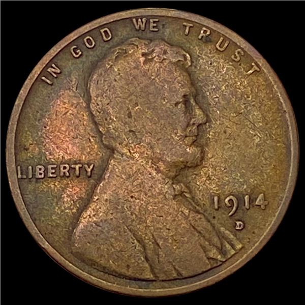 1914-D Wheat Cent NICELY CIRCULATED