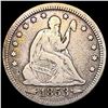 Image 1 : 1853 Arrows Rays Seated Liberty Quarter NEARLY UNCIRCULATED