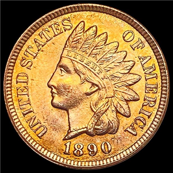 1890 RD Indian Head Cent UNCIRCULATED