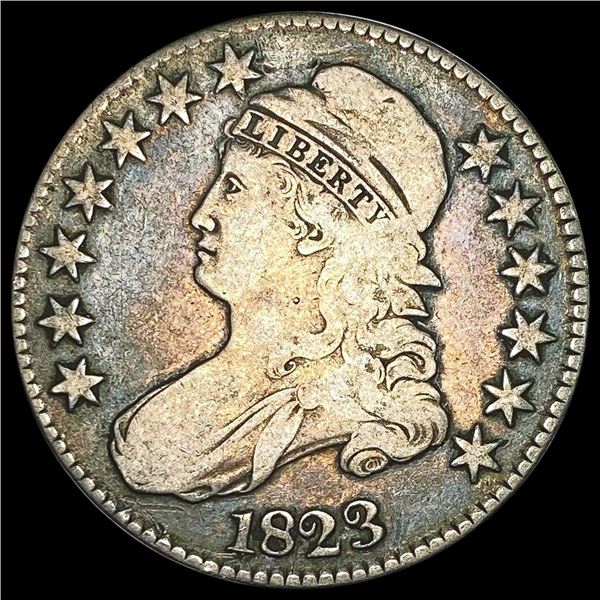 1823 Capped Bust Half Dollar LIGHTLY CIRCULATED