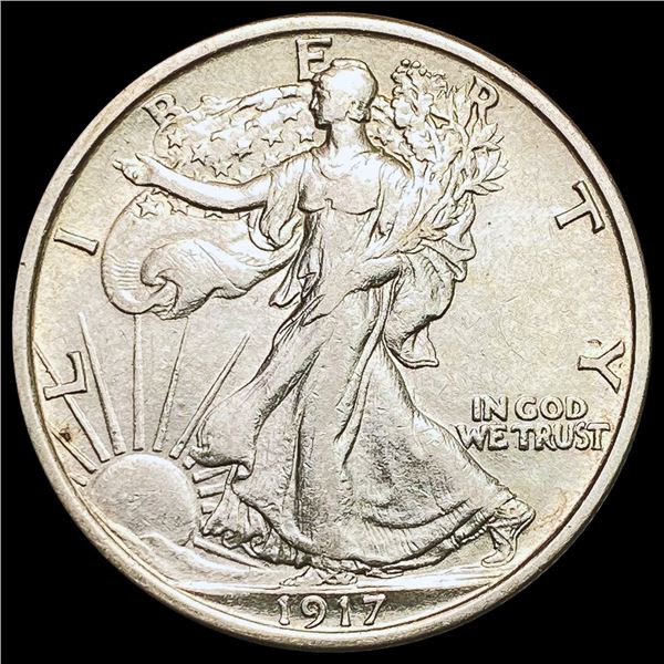 1917 Walking Liberty Half Dollar CLOSELY UNCIRCULATED