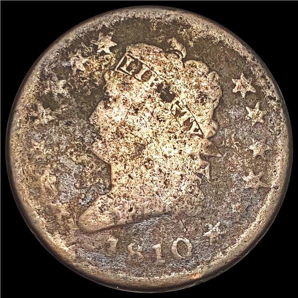 1810 Classic Head Large Cent NICELY CIRCULATED