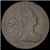 Image 1 : 1801 Draped Bust Large Cent NEARLY UNCIRCULATED