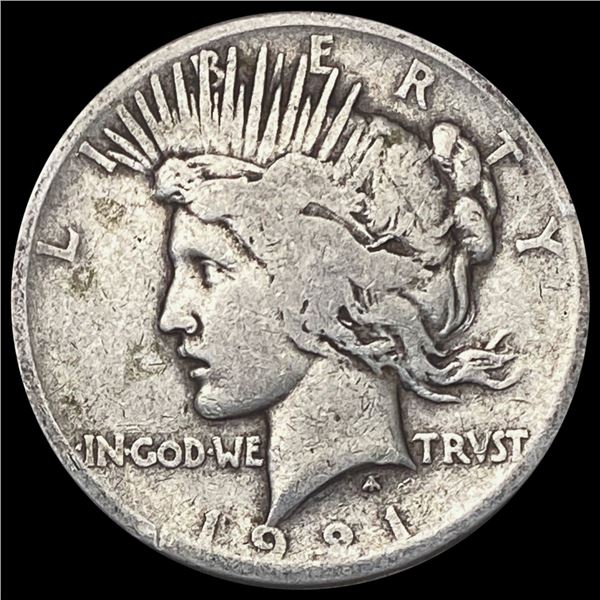 1921 Silver Peace Dollar NICELY CIRCULATED