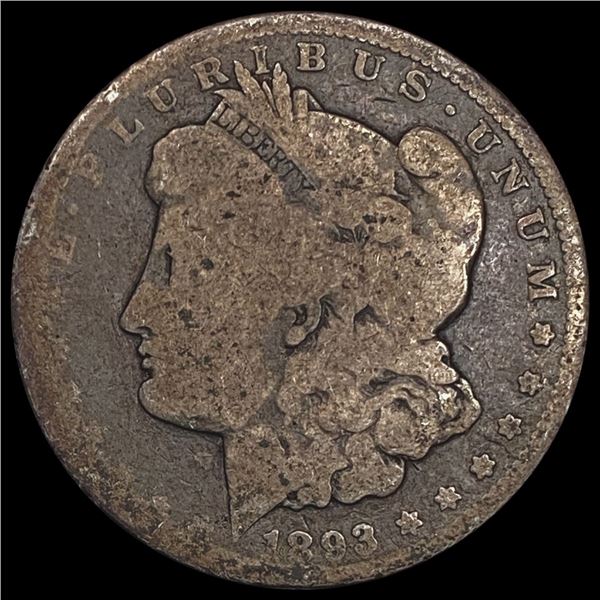 1893-CC Morgan Silver Dollar NICELY CIRCULATED