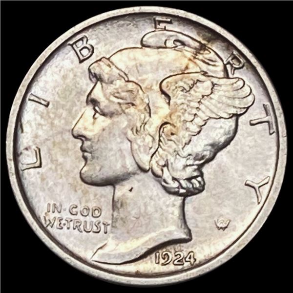 1924-D FSB Mercury Dime UNCIRCULATED