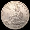1877 Silver Trade Dollar ABOUT UNCIRCULATED