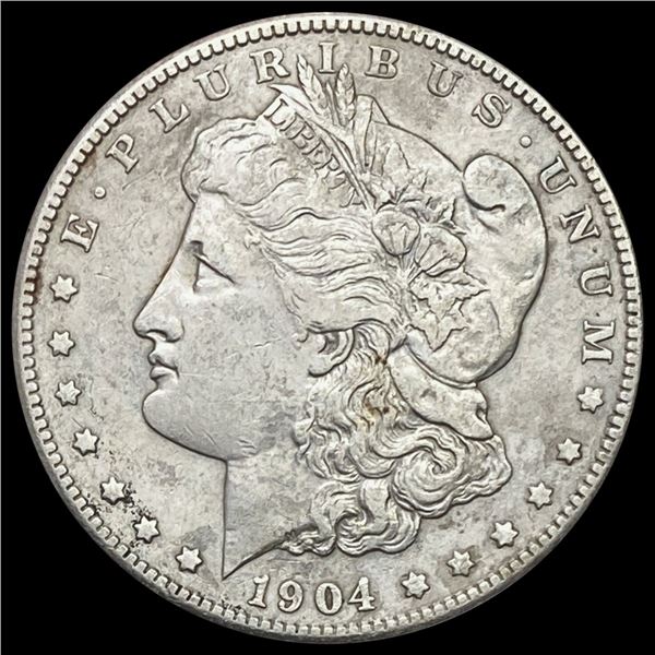 1904-S Morgan Silver Dollar CLOSELY UNCIRCULATED