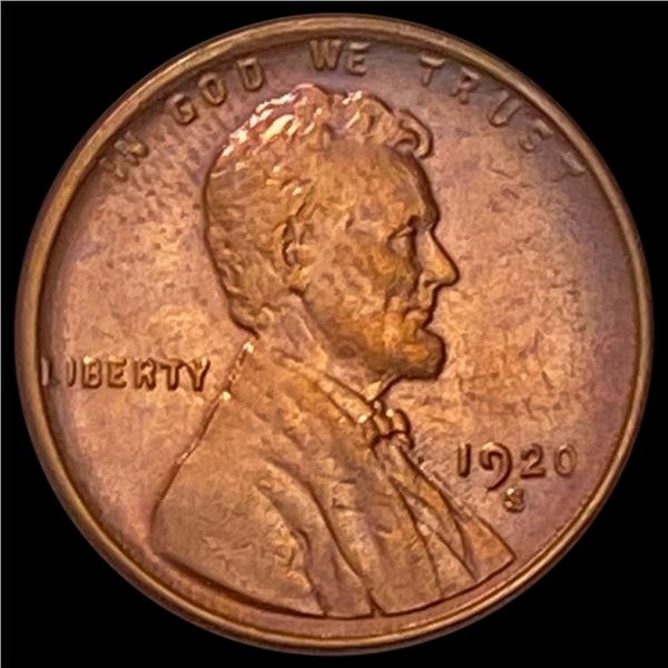 1920-S RED Wheat Cent UNCIRCULATED