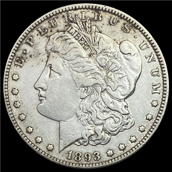 1893 Morgan Silver Dollar CLOSELY UNCIRCULATED