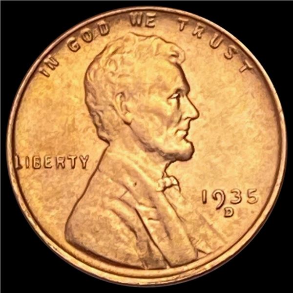 1935-D RED Wheat Cent UNCIRCULATED