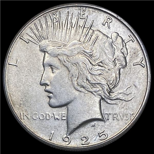 1925-S Silver Peace Dollar CLOSELY UNCIRCULATED