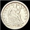 Image 1 : 1853 Arrows Seated Liberty Dime CLOSELY UNCIRCULATED